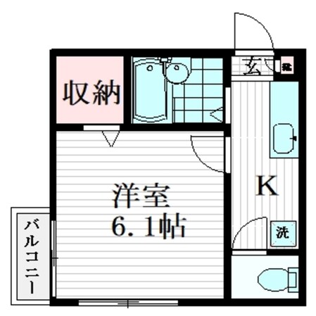 シェモア霞ヶ丘の物件間取画像